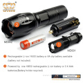 T6 XML Aluminum Zoom LED Flashlight